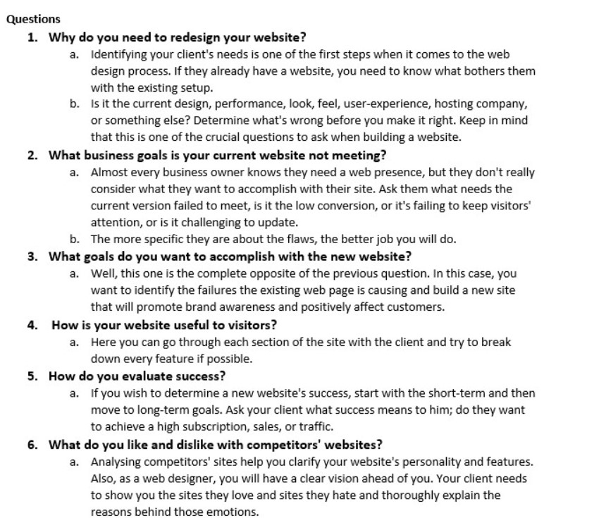 QuestionsInterview